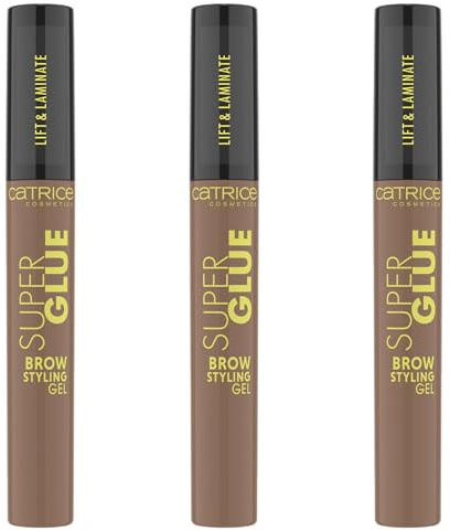 Catrice Super Glue Brow Styling Gel, Augenbrauengel, Nr. 020, Braun, definierend, fixierend, schnelltrocknend, vegan, ohne Mikroplastikpartikel, Nanopartikel frei, Naturkosmetik, 3er Pack (3x4ml)
