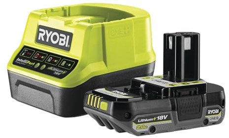 RYOBI RC18120-1C20 18V ONE+ 1 x 2.0Ah Battery & 2.0A Charger Kit