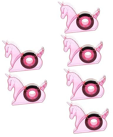 NUOBESTY 6stücke Süße Cartoon Klebebandspender Für Schreibtisch Multifunktionale Tape Für Bürobedarf Für Schule Bastelprojekte Und