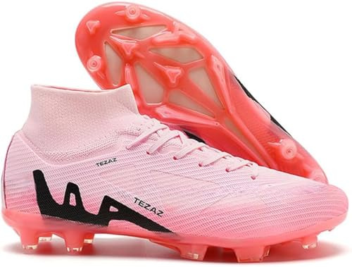 Kmrlofiy Botas de Fútbol Hombre Zapatillas De Fútbol Profesionales Spike Aire Libre Zapatos de Fútbol Atletismo Training Calzado de Fútbol Hombre Niños