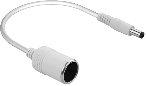 GINTOOYUN Cavo di alimentazione per presa accendisigari da 12/24 V, 18 AWG, CC, 5,5 x 2,5 mm, spina maschio a presa accendisigari femmina, cavo di conversione per pompa ad aria, frigorifero, auto, ecc