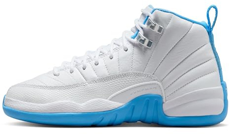 Jordan Big Kid's 12 Retro 'Melo' University Blue/White (153265 112), Blu universitario/bianco, 6 Big Kid
