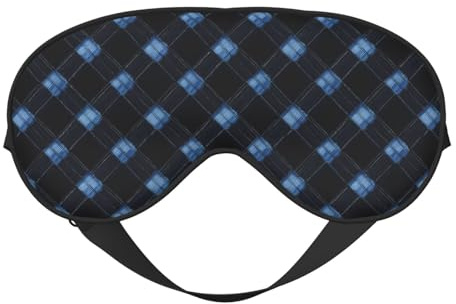 Máscara de sueño para los ojos para hombres y mujeres – Máscara de sueño opaca y cómoda para hombres y mujeres – Diadema divertida para juegos de fiesta – Azul marino