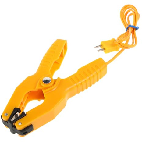 Garneck Temperature Clamp Hvac K-type Thermocouple Pipe Clamp Test Instrument for Hvac
