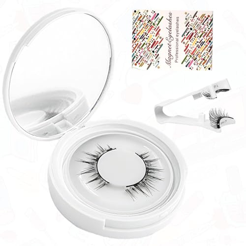 Mount Kumgang Magnetische Wimpern, Magnetic Lashes, Magnet Wimpern Natürlicher Look, Magnetische Wimpern Natürlich, Wiederverwendbare Tragbare Wimpern