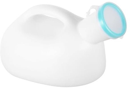 Orinatoio Portatile Maschile in Plastica, Grande Capienza, 1 Pezzo | Superficie Liscia, Leggero e Comodo da Trasportare, Adatto a Uomini Mobilità Ridotta