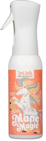 Lilla Livet by Bense&Eicke Natural Mane Magic Spray naturel sans silicone pour crinière et queue pour chevaux pour un démêlage facile et une brillance Avec huile d'olive et huile de graines de brocoli