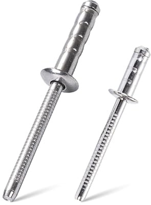 Remache ciego MultiGrip de 20/50 piezas, totalmente acero inoxidable, con mayor resistencia agarre que proporciona un amplio rango, remache alta lingli(20Pcs,4.0x15mm)