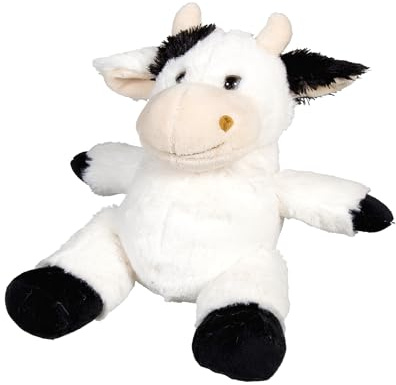 Halbach Seidenbänder Peluche de Vaca | Peluche de Vaca lechera súper Suave para niños