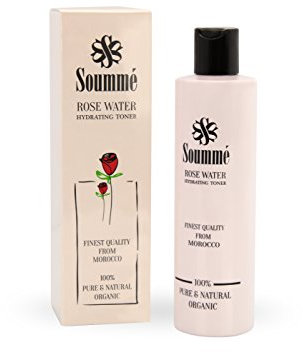 Soummé Acqua di rose dal Marocco, 100% biologica, organica e naturale – bottiglia da 280 ml