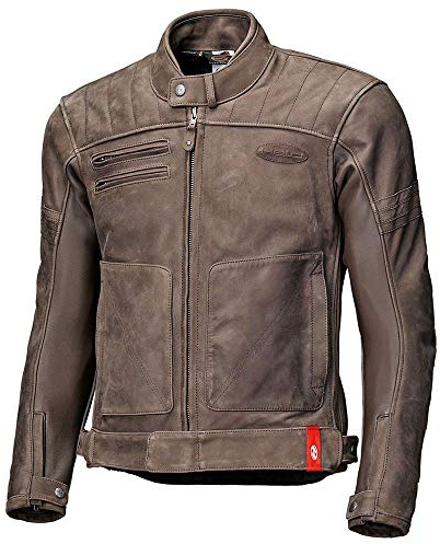 Held Hot Rock Motorrad Lederjacke, braun, 56