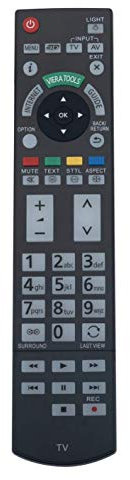 VINABTY N2QAYB000715 Télécommande remplacée pour Panasonic Les téléviseurs LCD 3D Viera de LED TX-P42GT50J TX-L55DT50Y TX-L55WT50E TX-LR55WT50 TX-P42GT50E TX-P42GT50Y