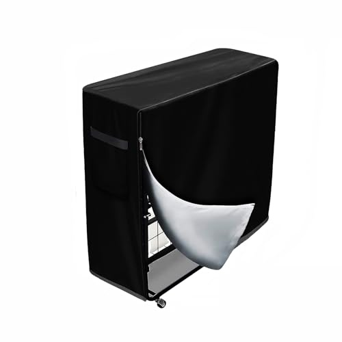 lulalula Copertura per letto pieghevole, antipolvere e impermeabile, con cerniera e coulisse regolabile (S-80 x 30,5 x 94 cm)