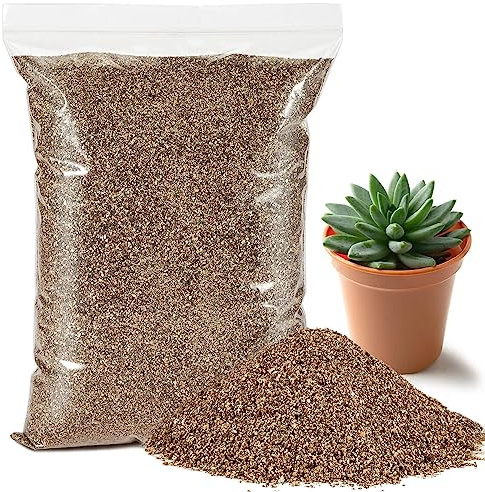 Sukh 14.6OZ Vermiculite - Organic Vermiculite for Gardening Plants Fine Horticultural Soil Amendments Bulk Additive Perfect Potted and Garden Professional Grade 1-3mm
