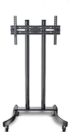 Soporte de TV Carro de TV Soporte de TV universal, carro de TV móvil con ruedas y estante ajustable Soporte de TV con ruedas para montaje en carro para TV de pantalla plana LED Lcd de 32-65 pulgadas,
