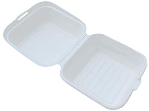 QUINTRA Scatole di bento usa e getta 10 pezzi di protezione ecologica per torte, cucina, sala da pranzo e bar stampi da forno per cucina (bianco, taglia unica)