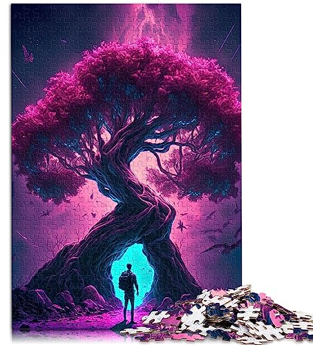 Puzzle L'albero della vita Puzzle in cartone per adulti e bambini 1000 pezzi come regalo per tutta la famiglia e 26 x 38 cm.