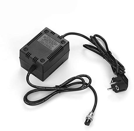 HUIOP Consola de mezcla de alta potencia Fuente de alimentación del mezclador Adaptador de CA 17 V 1600 mA 60 W Conector de 3 pines Entrada de 220 V Enchufe de la UE para MG16/6FX/MG166C/MG166CX y otr