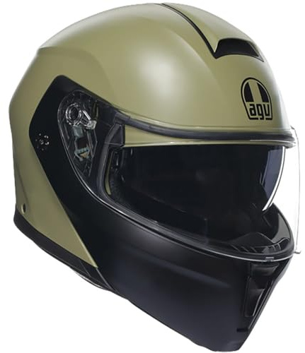 AGV Streetmodular Mono Klapphelm, grün/schwarz, 2XL (63/64)