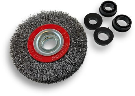 Kibros Lot 3 brosses circ. touret ACIER fil dur Ø 100 mm 2 rangs
