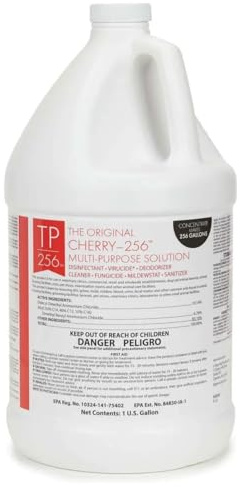 PUREPET Cherry 256 Dog Kennel and Cage Disinfectant Detergent Deodorant The Original High Concentrate Cleaner (1 Gallon)