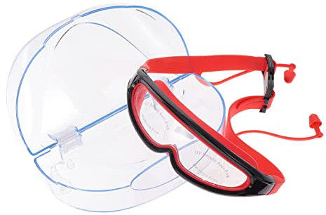 GAROZATION 1stück Mädchen Schwimmbrille Mit Großem Rahmen Anti-beschlag Schwimmbrille Mit Ohrstöpseln Schwarz Rot Für Sicheres Schwimmen Und Tauchen Für Schwimmer