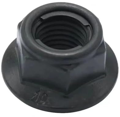 GB6187 Schwarze Stahlmetall-Kontermutter mit Flansch M5-M20(M16 (2Pcs))