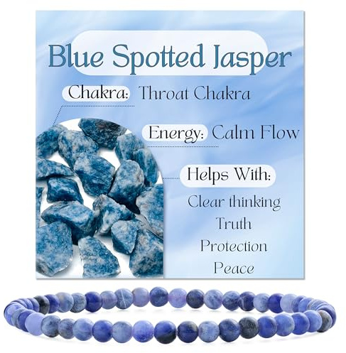 Bivei Kristall Armband für Frauen 4mm Perlen Halbedelstein Natürlicher Stein Dehnbarer Elastischer Schmuck Yoga Geschenke