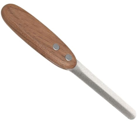 DIYEAH Lima per Unghie per Animali Domestici Manico in Legno Doppia Faccia in Acciaio Inossidabile Portatile per Gatti Cani e Cuccioli Accessorio per Toelettatura Quotidiana