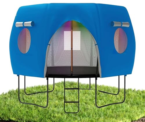Trampoline Cover Tent Awning Windproof Tent | Waterproof Trampoline Cover for Outdoor Backyard Home Gym Camping Garden Patio