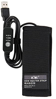 JJC Kamera Objektivwärmer Heizung Evening Dew Remover USB kompatibel mit Nikon Canon Sony Olympus Sigma Fujifilm Objektiv Teleskop Kondensation Prevention 10,9 cm