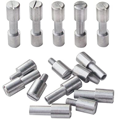 Edelstahl-Corby-Bolzen, Nieten, EDC-Messerhersteller, Drehstift-Verschlüsse, DIY-Messergriff, Bolzen, Schrauben, 10 Stück (6 mm)
