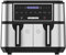Iceagle Heißluftfritteuse Doppelkammer 10L - Heissluftfritteuse XXL 2600 W, Airfryer mit 2 Körben, 8 Programmen, Friteuse Heissluft ohne Öl, Match Cook & Smart Finish Funktion, inkl. Rezeptbuch