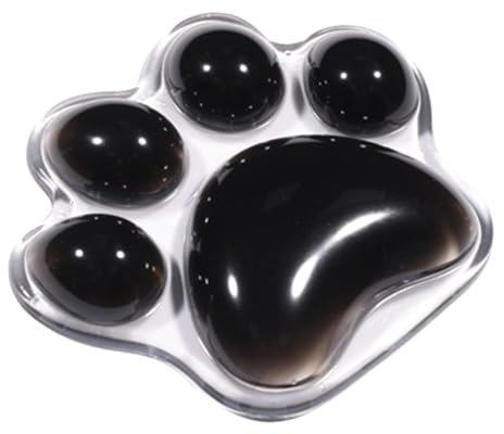 Durchsichtige Handgelenkauflage,Durchsichtige Handgelenkauflage für Mäuse,Handgelenkstütze in Katzenpfotenform zur Linderung von Beschwerden bei Mäusen - Ergonomische Mäuse-Handgelenkstütze, Beschwerd