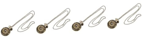 VALICLUD 4stücke Vintage Taschenuhr Retro Design Mit Kette Herren Damen Hochwertige Analoge Uhr Antike Als Für Jeden Anlass