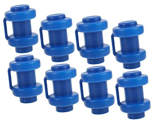 MOTHNUR 8stücke Trampolin Kappen Abschlußkappen Kunststoff Trampolin Zubehör Ersatz Tragen-beständig Stange Abdeckungen Für Trampolinteile