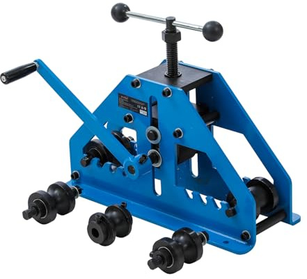 KATSU Tools Heavy Duty Tube Roller Bender – 38mm Round and 40 x 40mm Square Tube Dia. Capacity, for Mild Steel (1.5mm Max), Copper, Aluminum, Model 165122