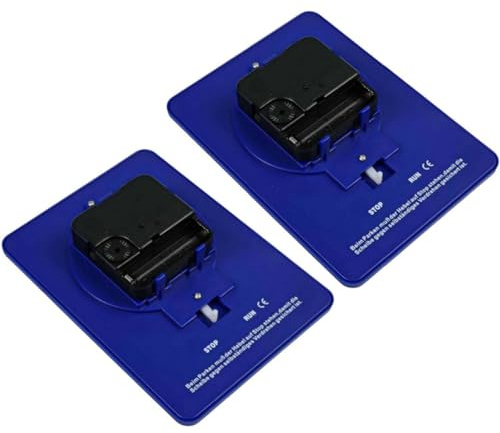 Disco Timer di parcheggio Compatto in ABS per Evitare multe di parcheggio (Senza Batteria) (2 PCS)