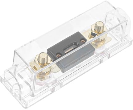 VALICLUD Portafusibles Anl para Coche Soporte Resistente con Fusible Integrado Protección contra Sobrecorriente para Audio y Sistemas Eléctricos Instalación Sencilla para Durabilidad