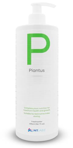 NT Labs Plantus Aquarium Plant Fertiliser (495ml Treats 14,143L) | Nutrient rich plant nutrition. Ideal for aquascaping & estimative index dosing. Safe for all freshwater aquarium setups.