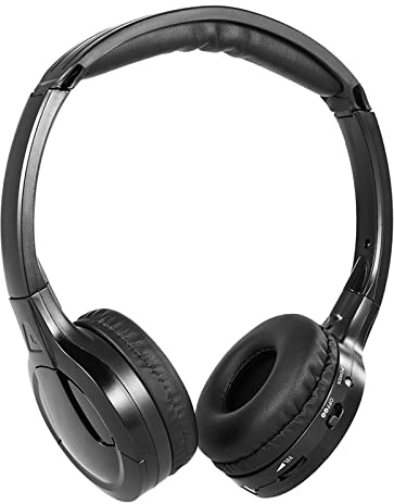 Vroomoto Auriculares Inalámbricos IR para Automóvil Auriculares Estéreo Marcador de Posición para Reposacabezas DVD Reproductor de DVD Automóvil Reproductor