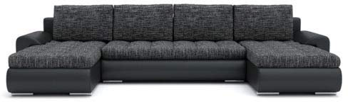 Sofini Wohnlandschaft Tokio III mit Schlaffunktion! Best ECKSOFA! Wohnlandschaft mit Bettkästen! (Lawa 17+ Soft 11)
