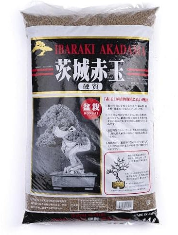 Planeta Huerto Bonsai Akadama Ibaraki Qualità Extra grana piccola 2-6 mm 14 L Substrato Bonsai