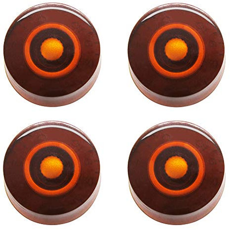 mxuteuk 4 Stücke Gitarre Knöpfe Potiknöpfe Kupfer Farbe E-Gitarre Bass Zylinder Regler Geschwindigkeit Lautstärke Ton Potentiometer Knobs AMP-Effekt Pedal Gitarrenknopf Bedienknöpfe KNOB-S9