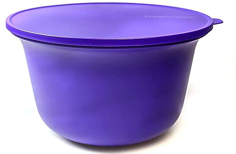 Tupperware Aloha 12,0 L Dunkles lila Schüssel Servieren Servierschüssel Salatschüssel