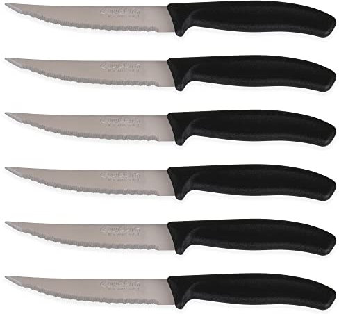 Quttin 189697 Set 6Pzs Cuchillos Bistec Sierra 11Cm Basic