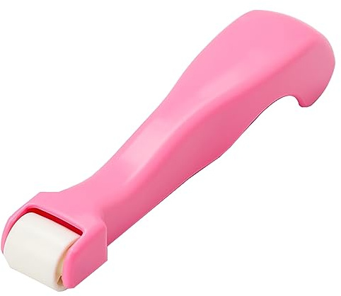 SagaSave 1 Uds Rueda de presión Prensa Costura Herramienta de Rodillo de Costura para Acolchado, Costura, impresión, Tinta, Papel Tapiz, decoración del hogar (Rojo)