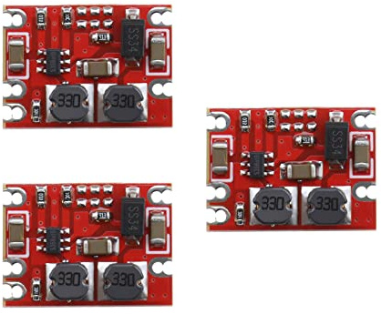 3 pezzi DC Buck Converter modulo abbassatore adattatore di alimentazione modulo elevatore DC3-15V a 3,3V regolatore di tensione regolabile