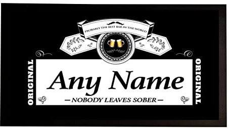 Tapis de bar personnalisé – Noir Label Beer E11