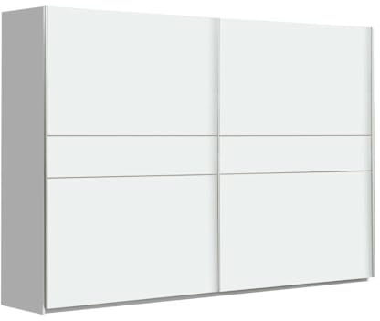 Home Heavenly® - Armario Paris 270 cm – Armario de Puertas Correderas con Estantes y Barras de Colgar – Diseño Nórdico 270x61x210 cm Color : Roble